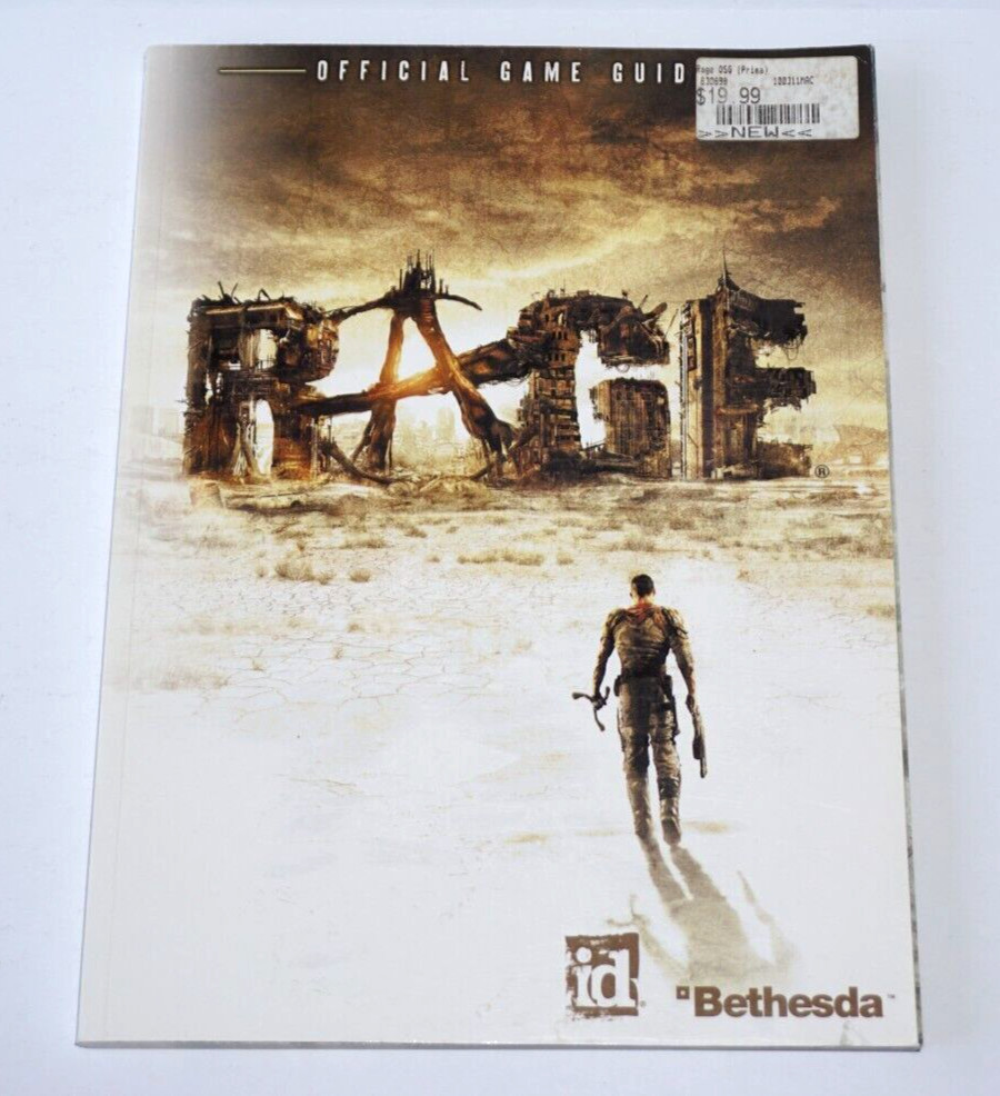 Rage Official Game Guide Prima Games Bethesda Cover All Platforms - Paperback