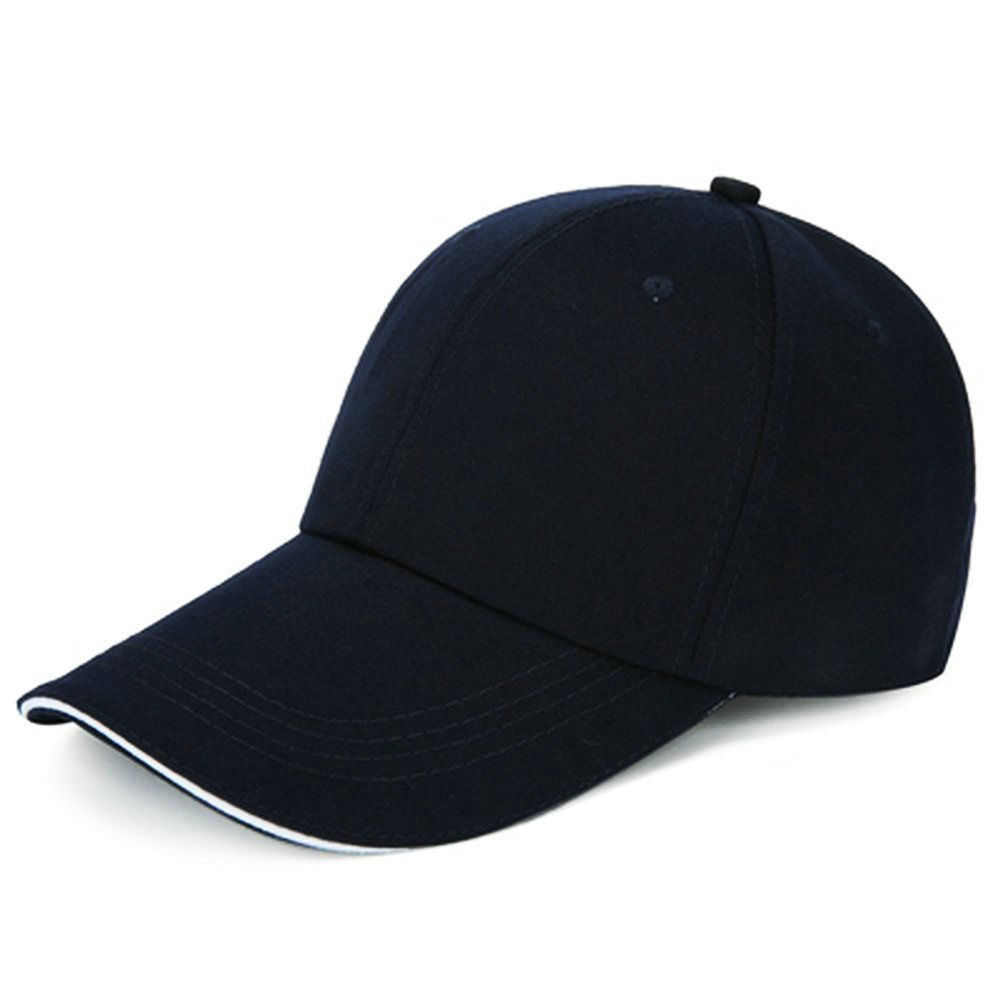 Mens Womens Ladies Adjustable Baseball Cap Cotton Plain Sports 4 Season Sun Hat