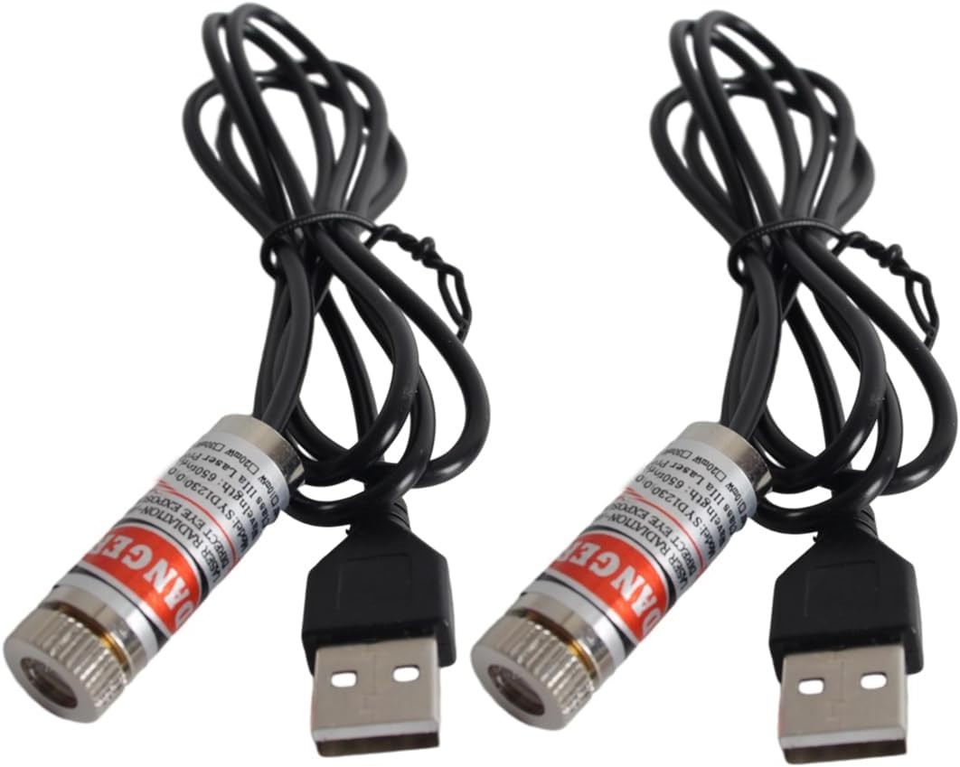 Robust Red Line Laser Module with Customizable Focus, Perfect for Industrial Use