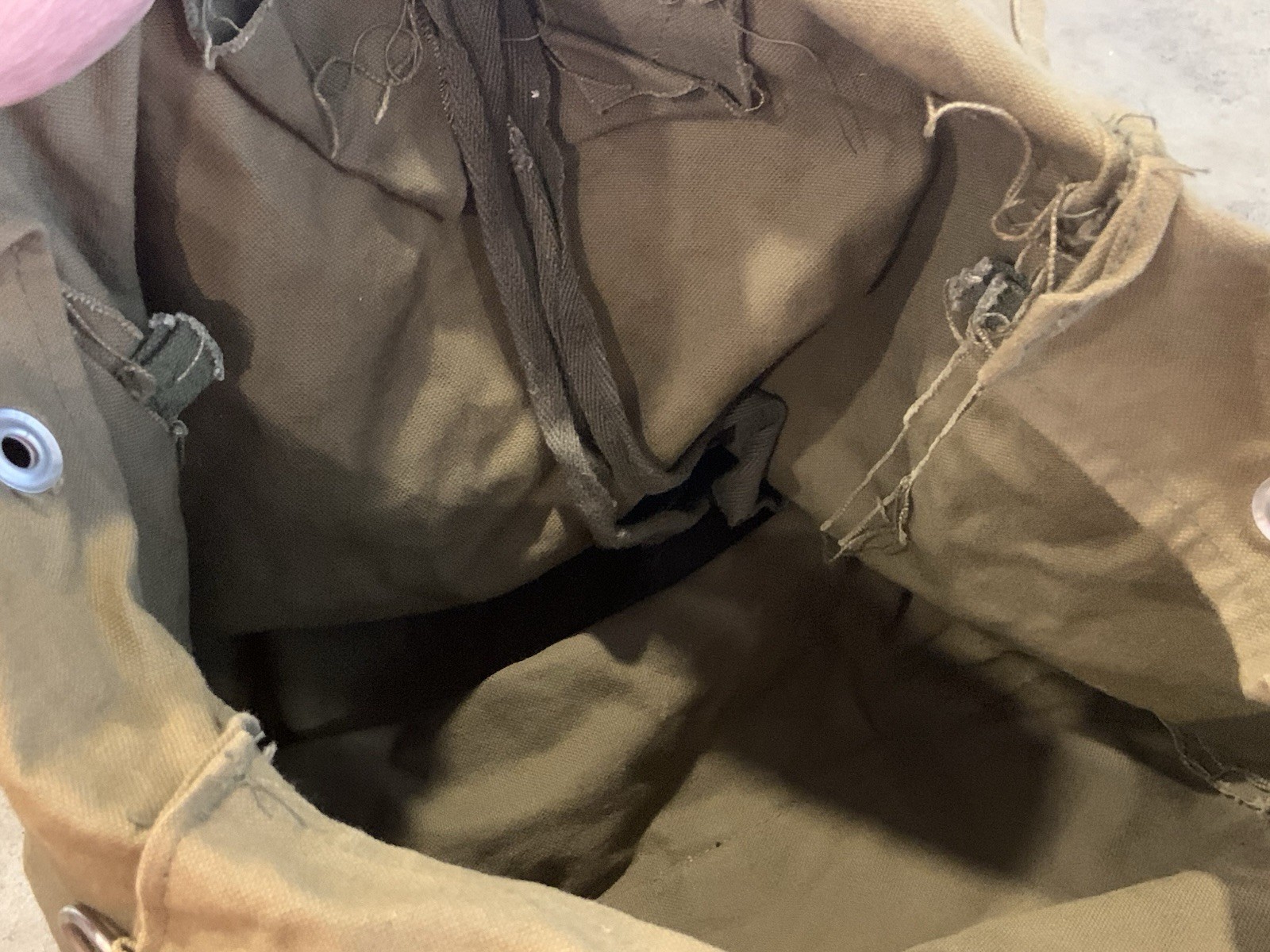 Vintage A Line Military Bag By Academy