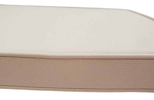 Pearl Ivory Piano Bench Cushion Pad - Choose Size & Thickness