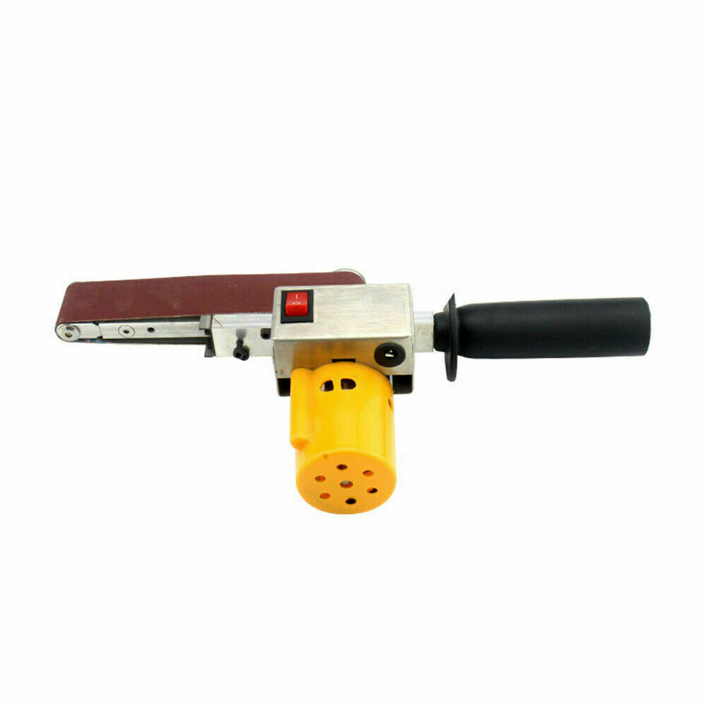 Electric Belt Sander Mini Grinder Small Machine Handheld +10 Sanding Belts