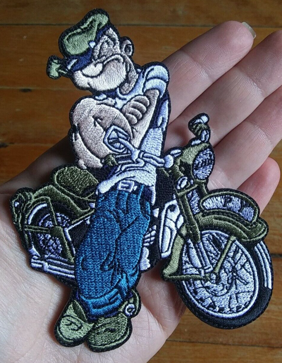 Sailor Man HD Motorcycle Panhead Knucklehead Iron On Vest Jacket Biker Patch