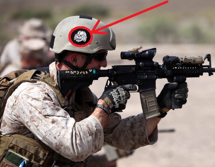 SEAL SAS JTF2 KSK ODA RANGERS SP OPS OPERATOR 3" SSI: Taliban Hunt Death SKULL