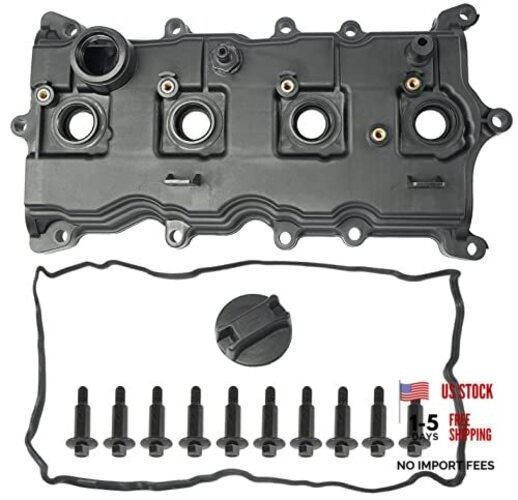 Engine Valve Cover with Gasket, Bolts, PCV Valve & Oil 2007-2012 ALTIMA SENTRA