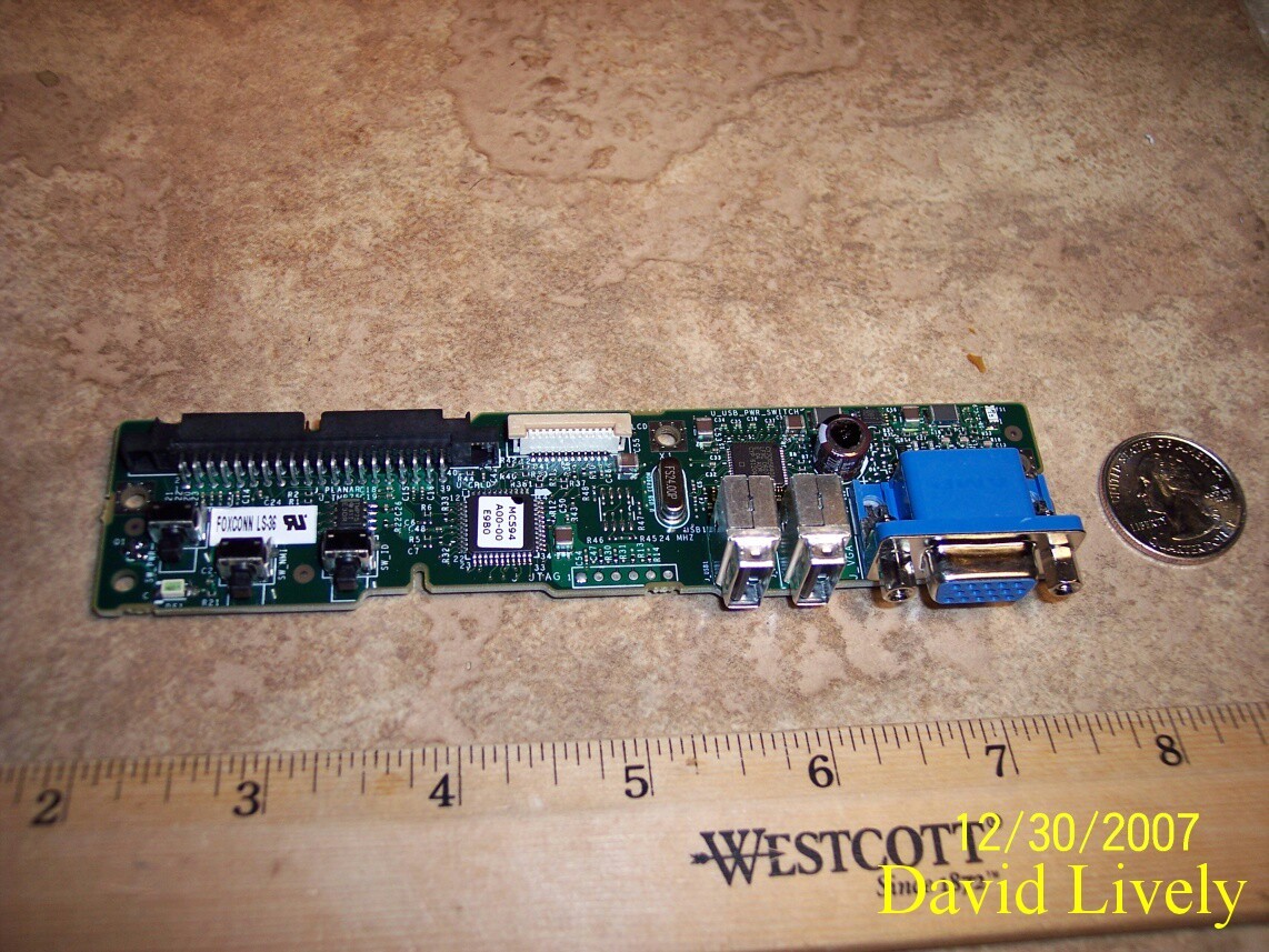 2x Lot NEW Dell JH878 USB VGA Panels PE2900 PE2950 MC954 Poweredge 2900 2950
