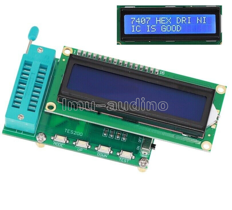 TES200 Digital Integrated Circuit Tester 74/40 Series IC Logic Gate Test Checker