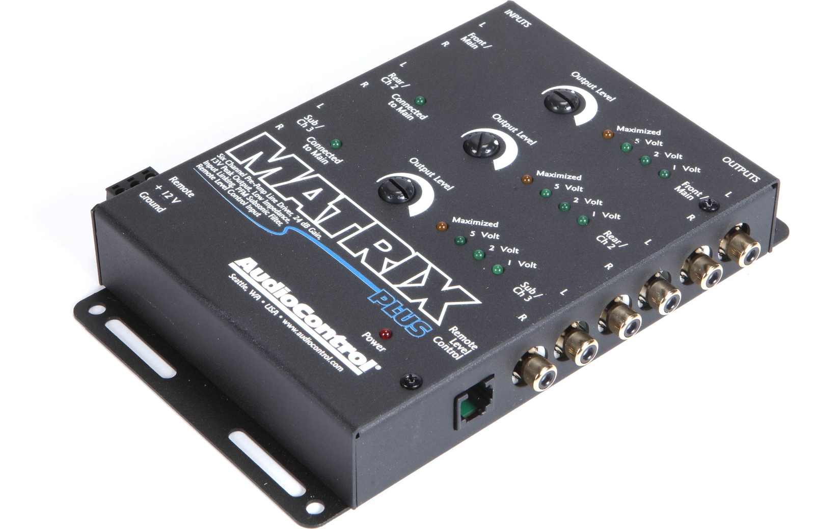 AudioControl Matrix Plus 6 Channel 13 Volt 24dB Gain Line Driver Audio Control