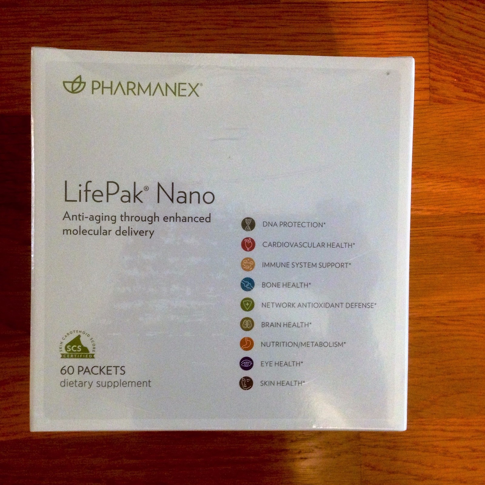 Nu Skin Pharmanex  Lifepak Nano, 60 packets,  Exp 08/2027 new in Box