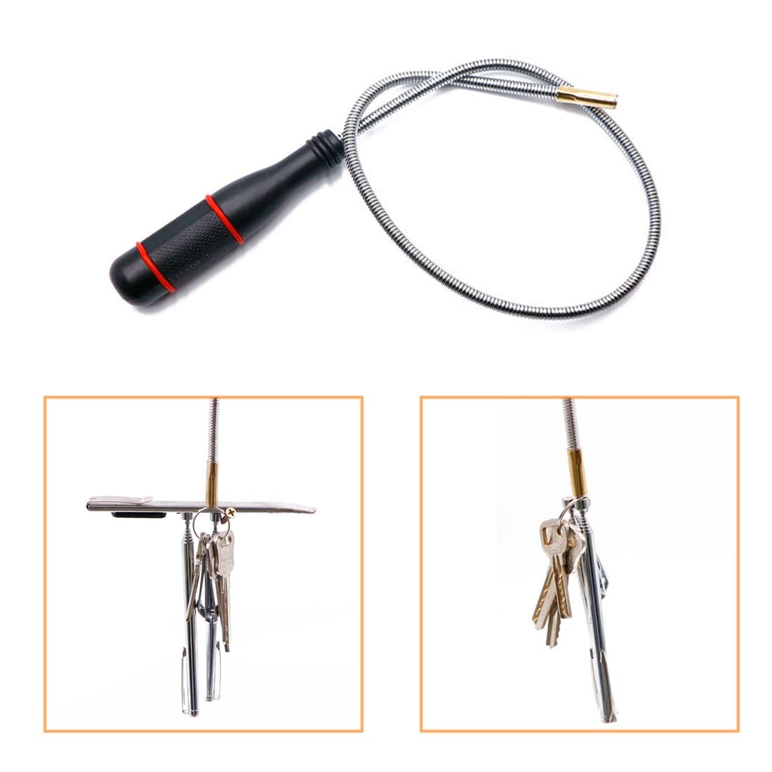 4 Pack Telescoping Magnet Pick-up Tool Set - Retrieving Pickup Tools，Extendab...