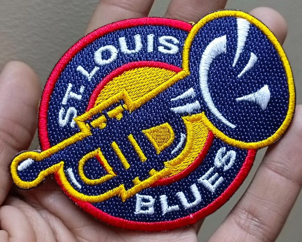 St. Louis Blues NHL Team Logo Iron On Patch - Sew Patch - Embroidered Patch
