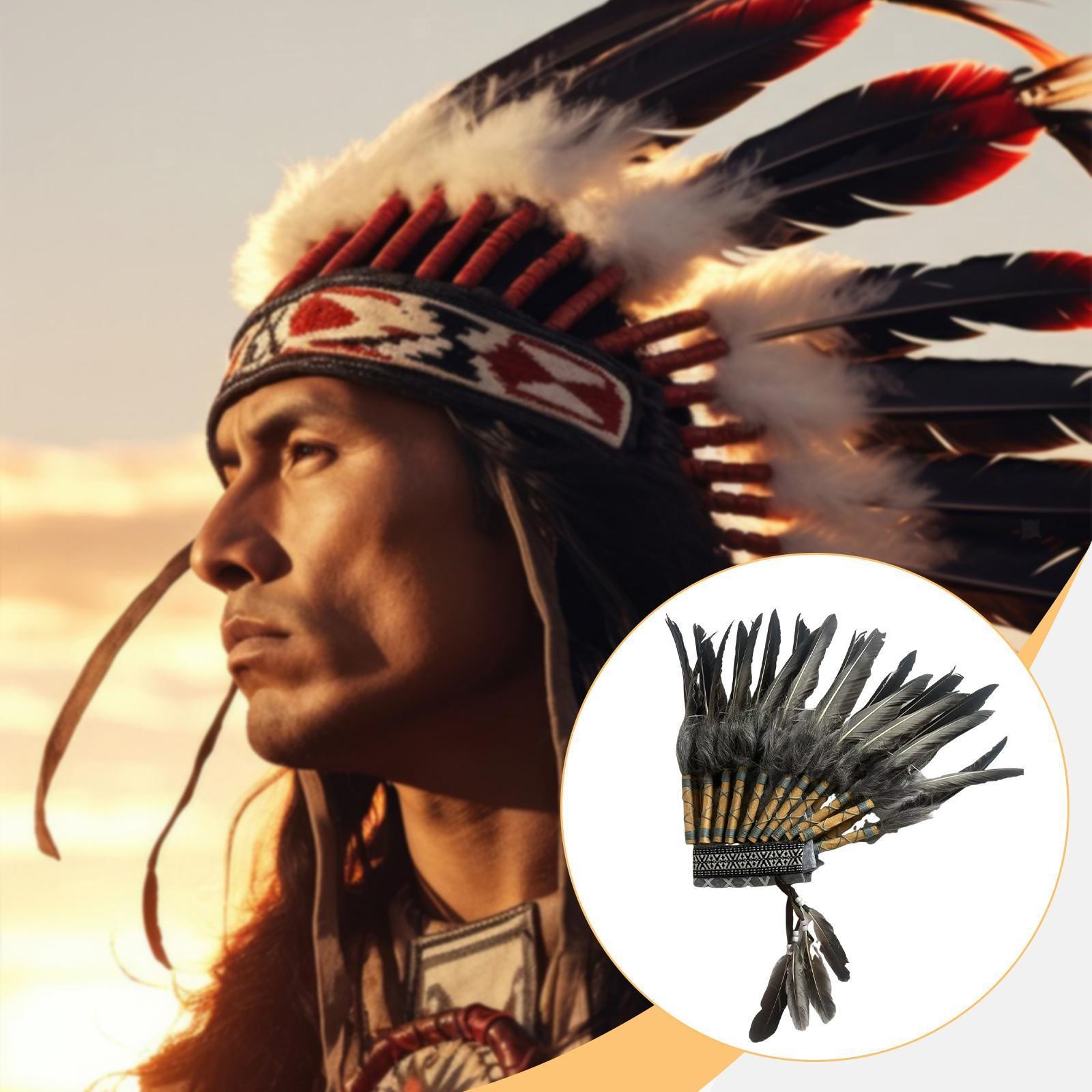 Indian Hat Fashionable Head Accessory Cosplay Costume for Festival Celebrations