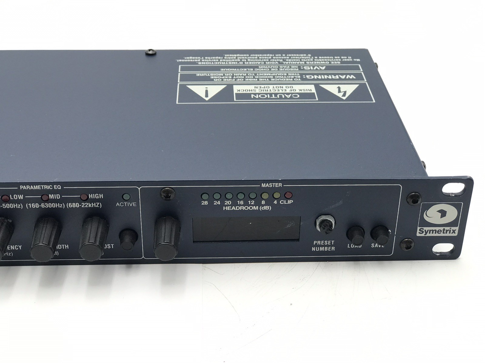 SYMETRIX 628 PROGRAMMABLE PARAMETRIC VOICE PROCESSOR