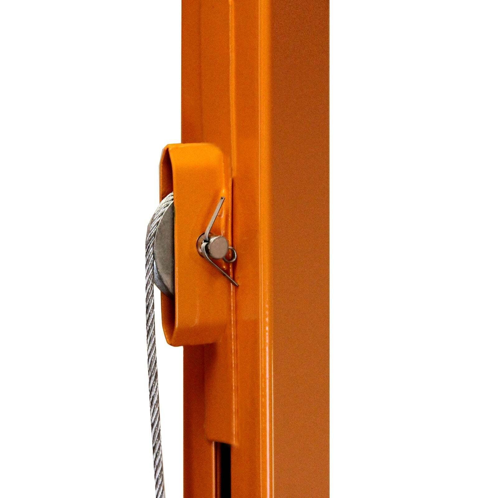 11ft Drywall Lifter Panel Hoist Jack Rolling Caster Lockable 150 lbs