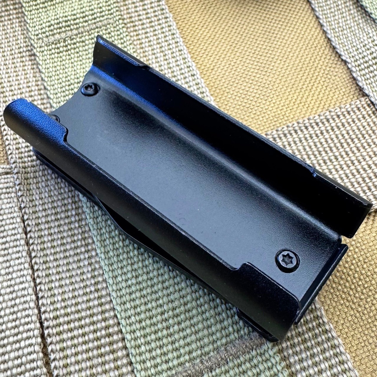 Lighter Holder Folding Pocket Knife Spring Assisted Open BIC Lighter Bald Eagle