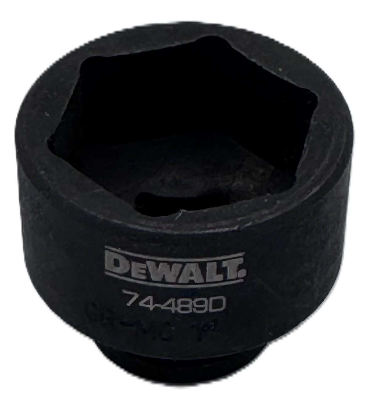 DeWalt 74-489D 1in Deep Impact Socket 3/4in Drive 6 Point SAE Heavy