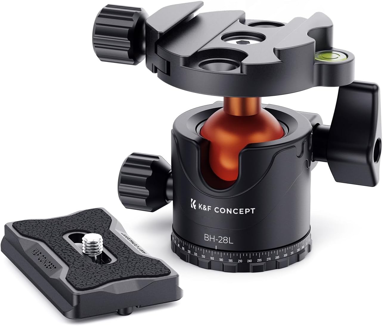 K&F CONCEPT Metal Tripod Ball Head with Handle 360 Degree Rotating Panoramic us