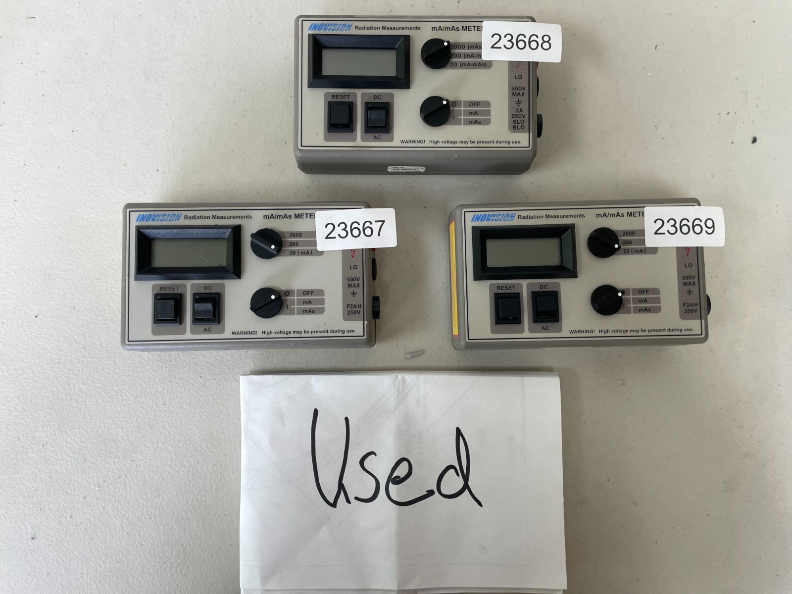 Inovision 35035 Radiation Measurements mA/mAs Meter
