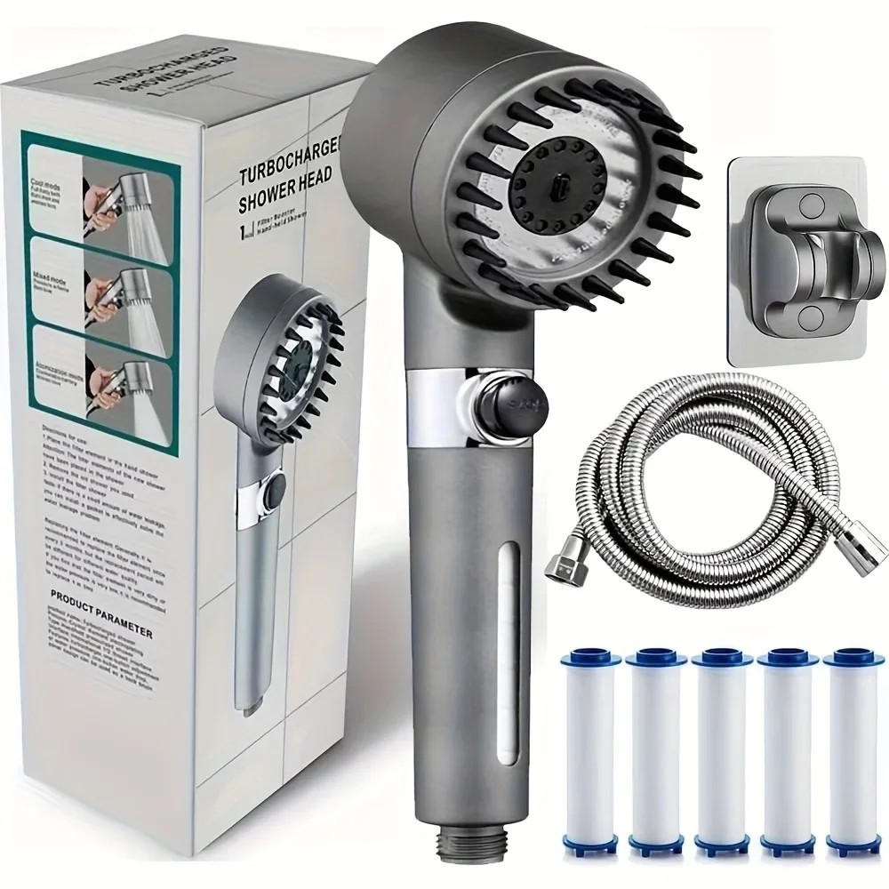 Filtered Shower Head with Handheld,High Pressure Showerhead