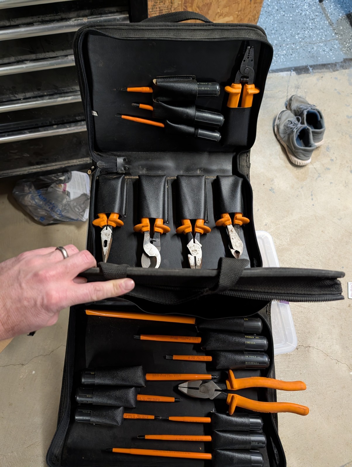 1000v Insulated Kleit Tool Set with Case