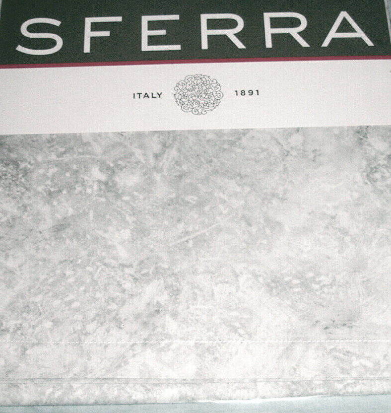 Sferra Pallani Lunar Euro Continental Pillow Sham Cotton Percale Print Italy New