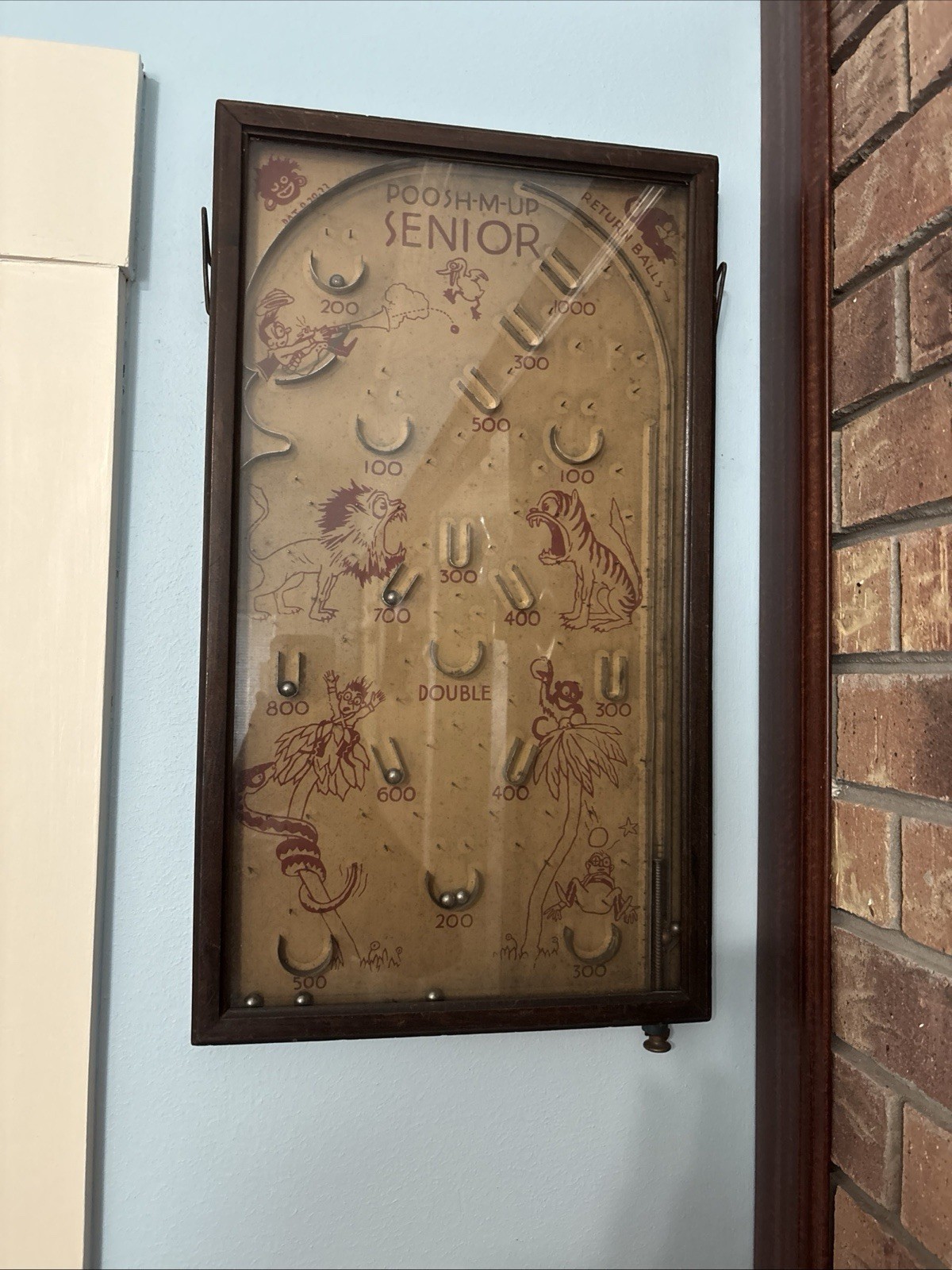 I-Northwestern  MailBox Company St Louis Mo “Senior Poosh-M-Up” PINBALL Game