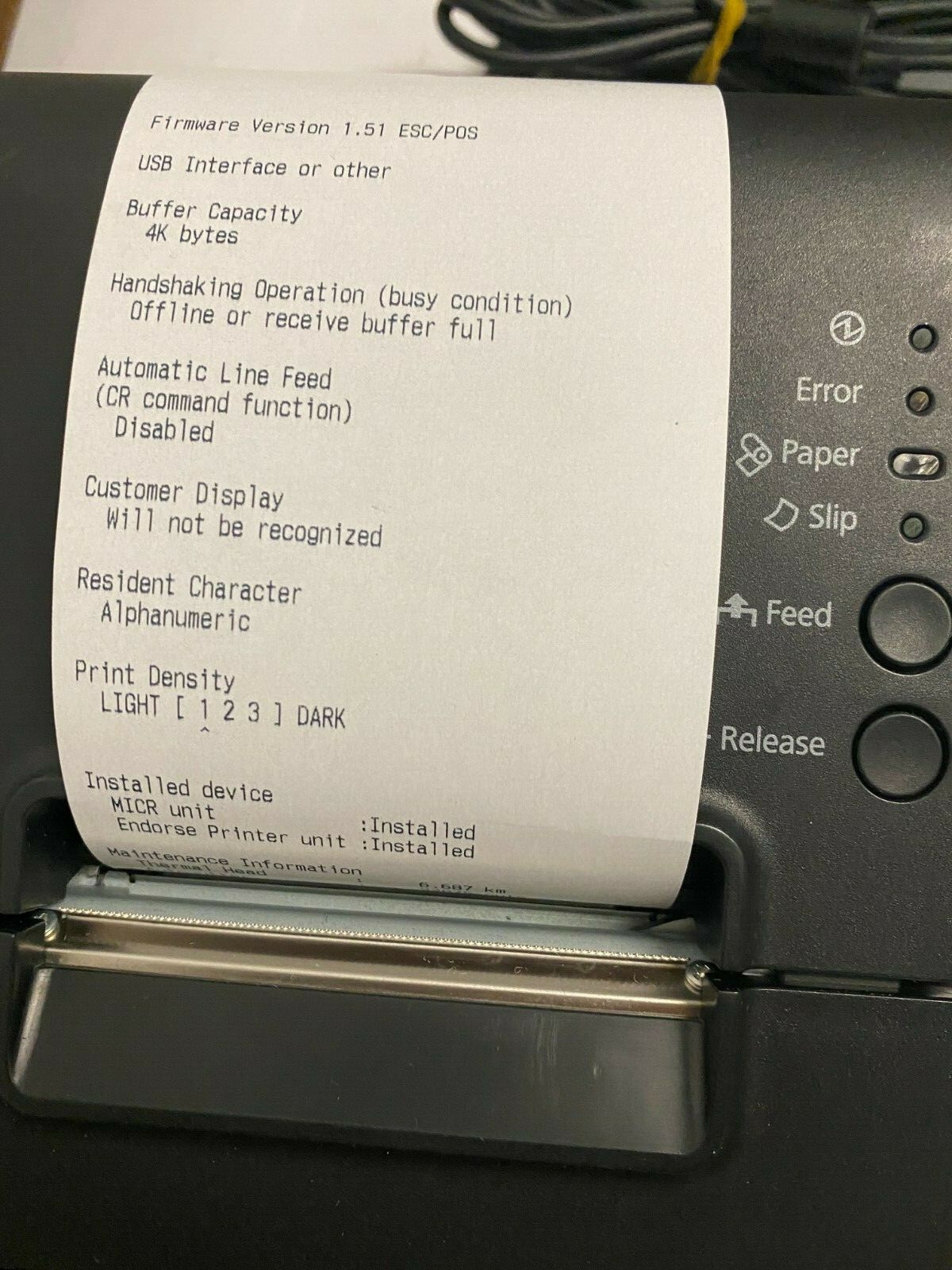 Epson TM-H2000 USB Dual-function Thermal Receipt Printer M255A