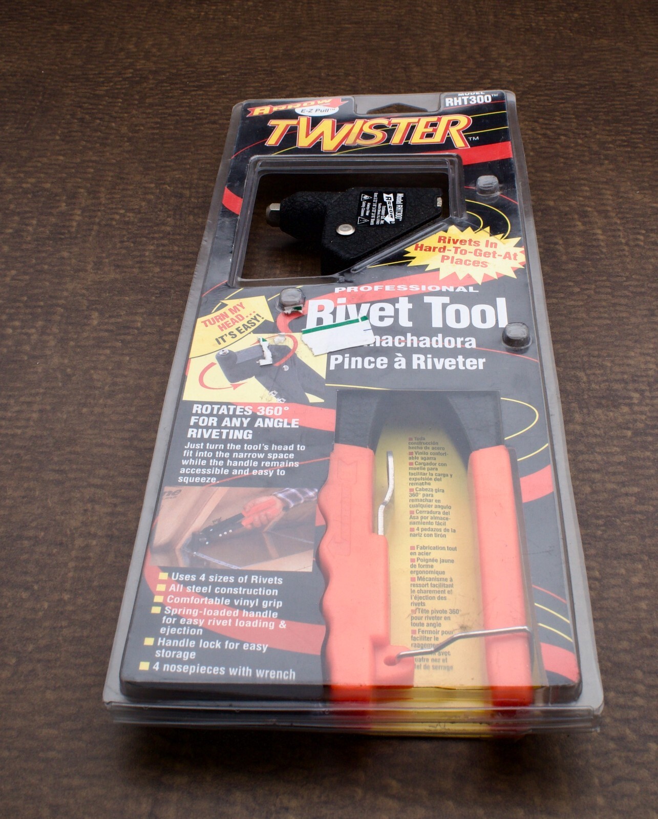 Arrow Fastener RHT300 Professional Swivel Head Rivet Tool