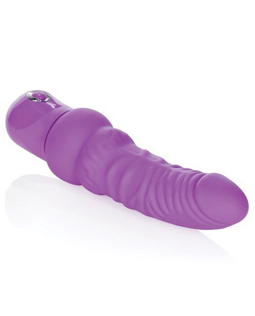 Calexotics Bendie Power Stud Curvy Purple Waterproof Vibrator, New