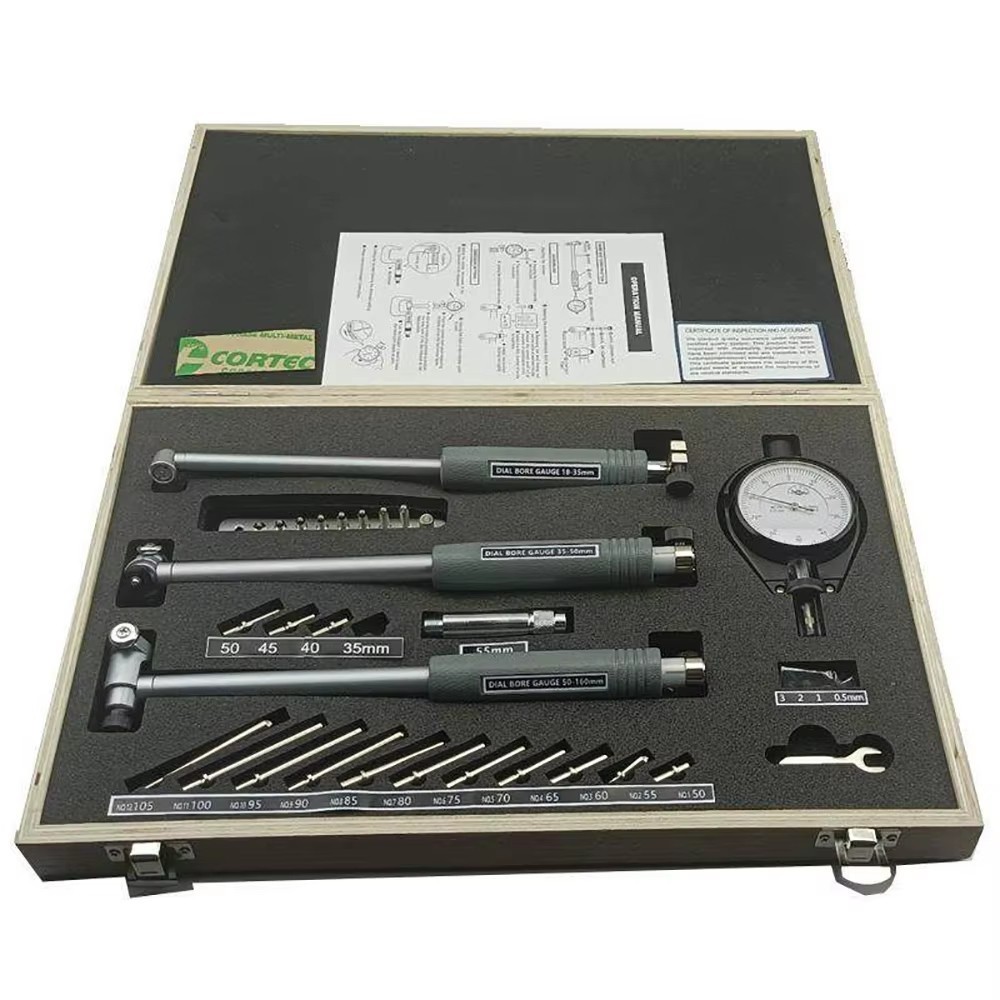18-160Mm Inside Micrometer Bore Gauge Dial Indicator Cylinder Measuring Tool