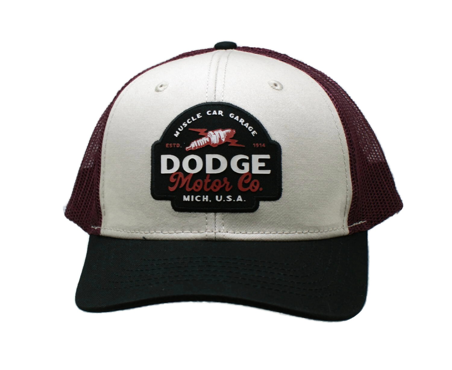 Hat - Dodge Motor Co. High Density 3d Patch Ball Cap Cotton Twill Hat