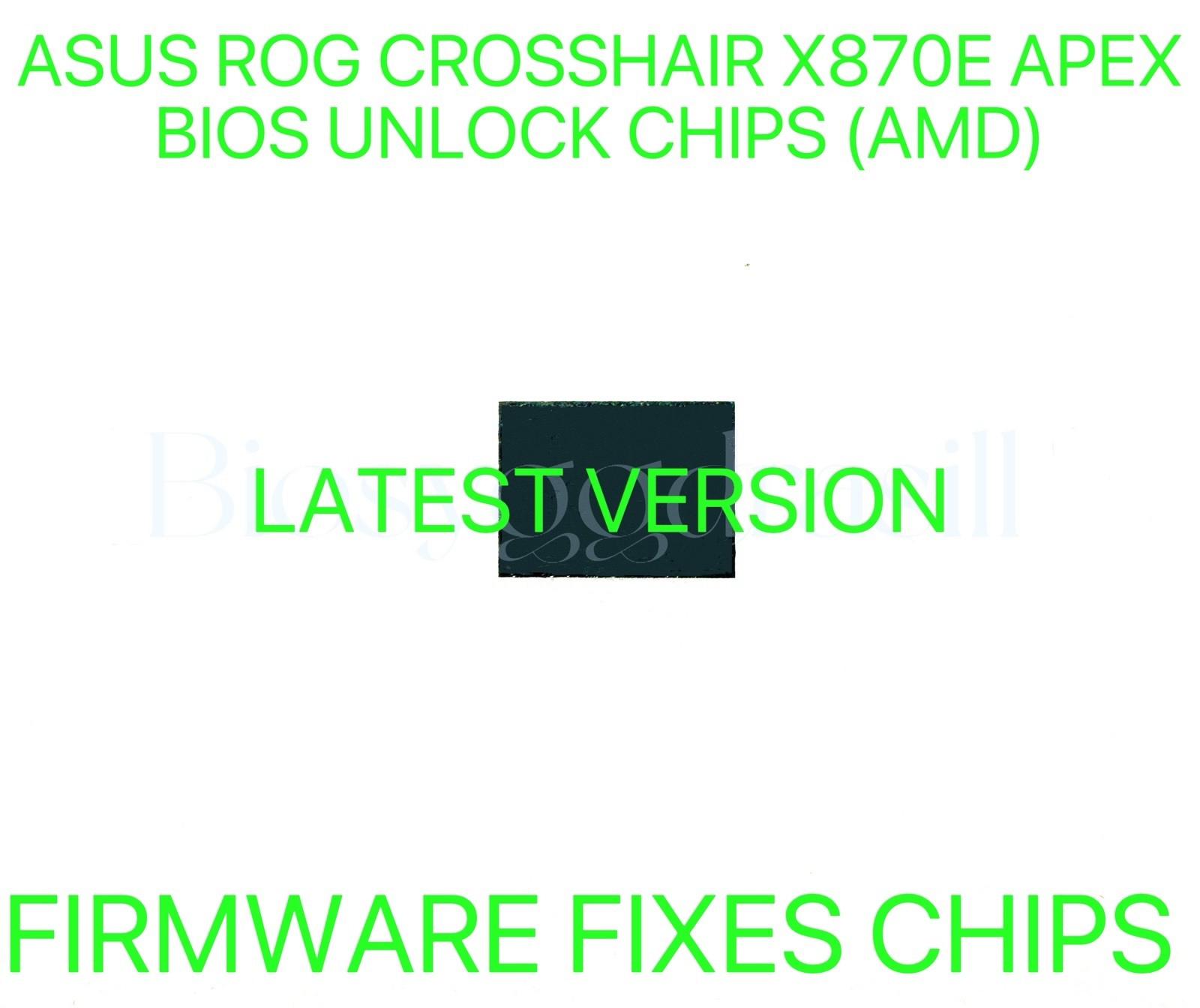 ASUS ROG CROSSHAIR X870E APEX, NO PASSWORD FIRMWARE BIOS CHIP LATEST VERSION