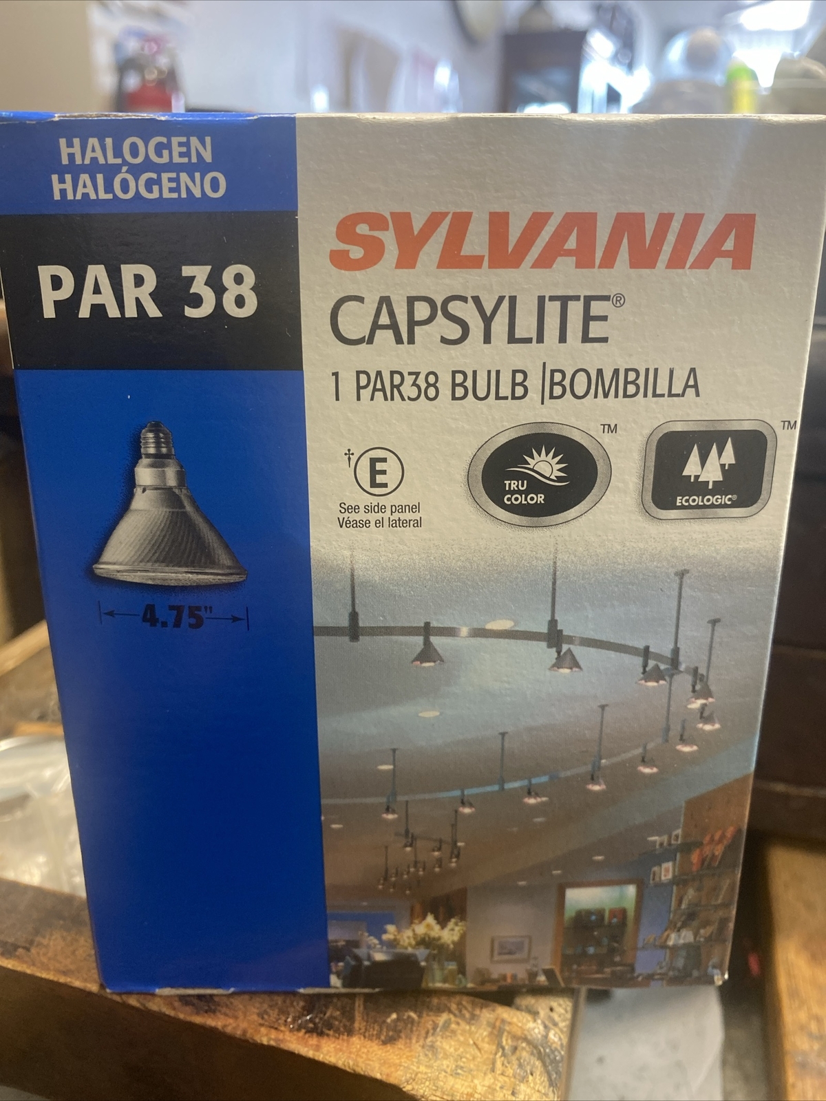Sylvania Par 38 Capsylite 4.75” White SpotLight Bulb (15 Bulb Pack)