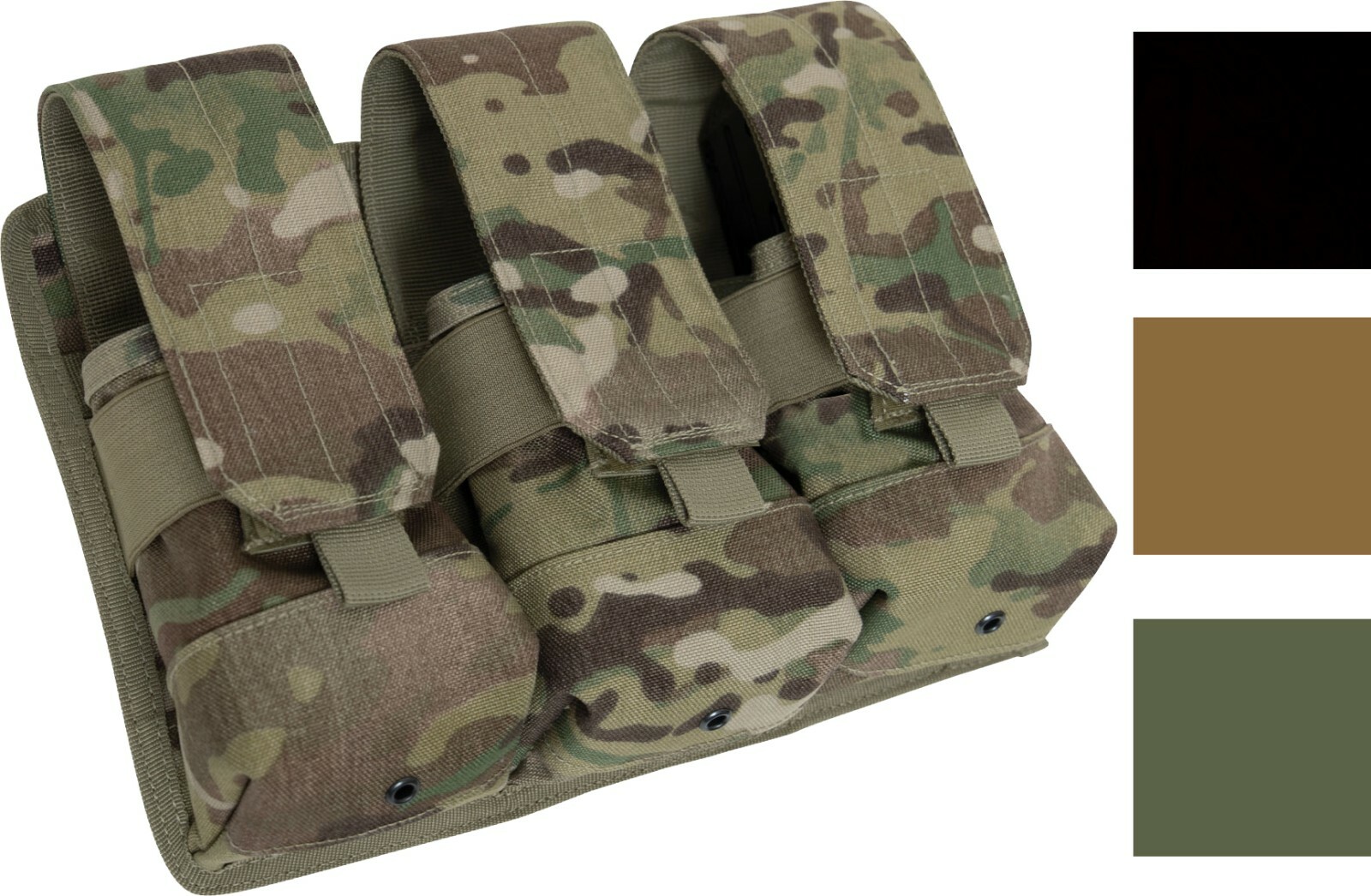 Universal Triple Mag Pouch Belt Rifle Gun Magazine Case Cover with MOLLE Straps