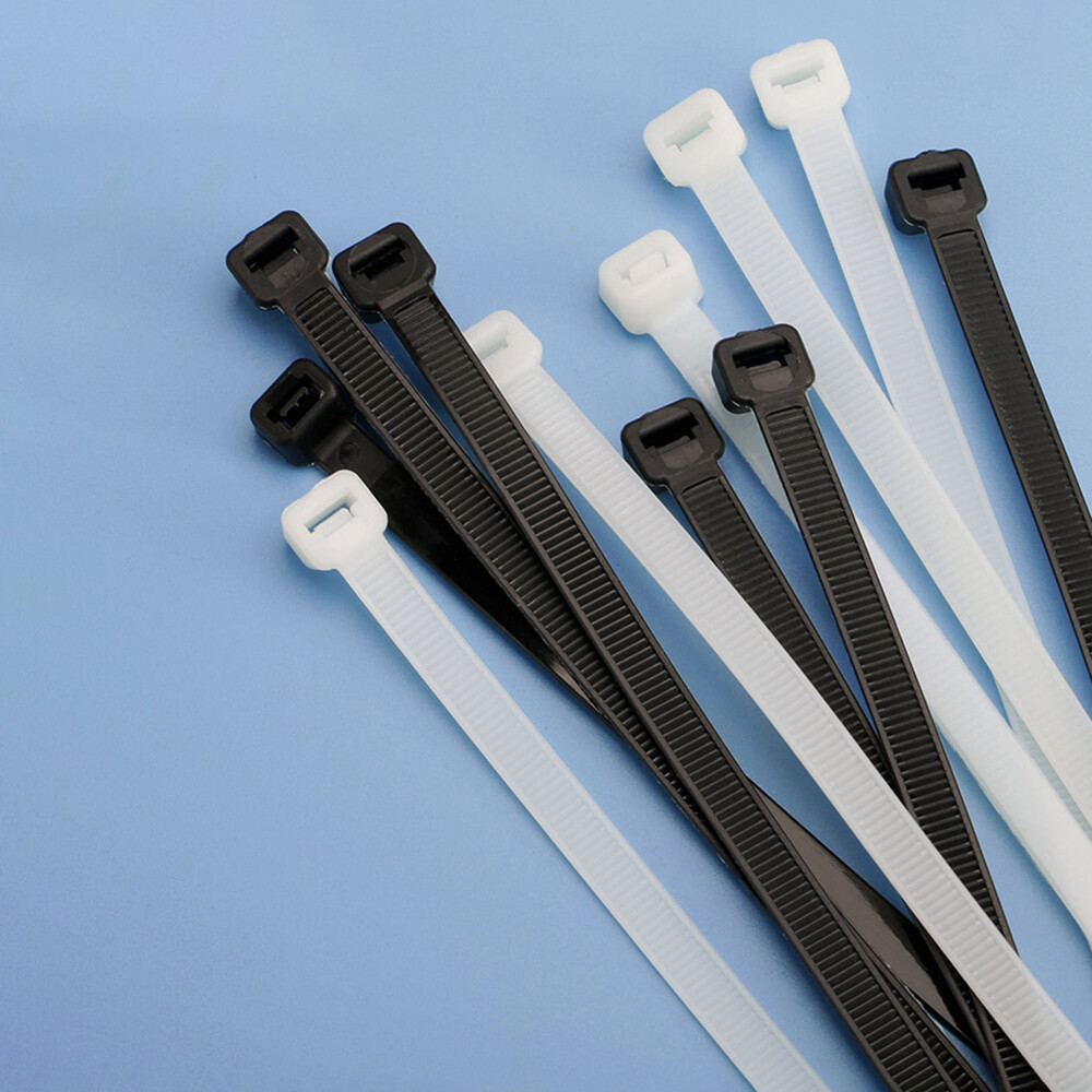 Cable Ties / Cable Zip Wraps Width 3mm - 5mm Fastener Black / White 20-5000pcs