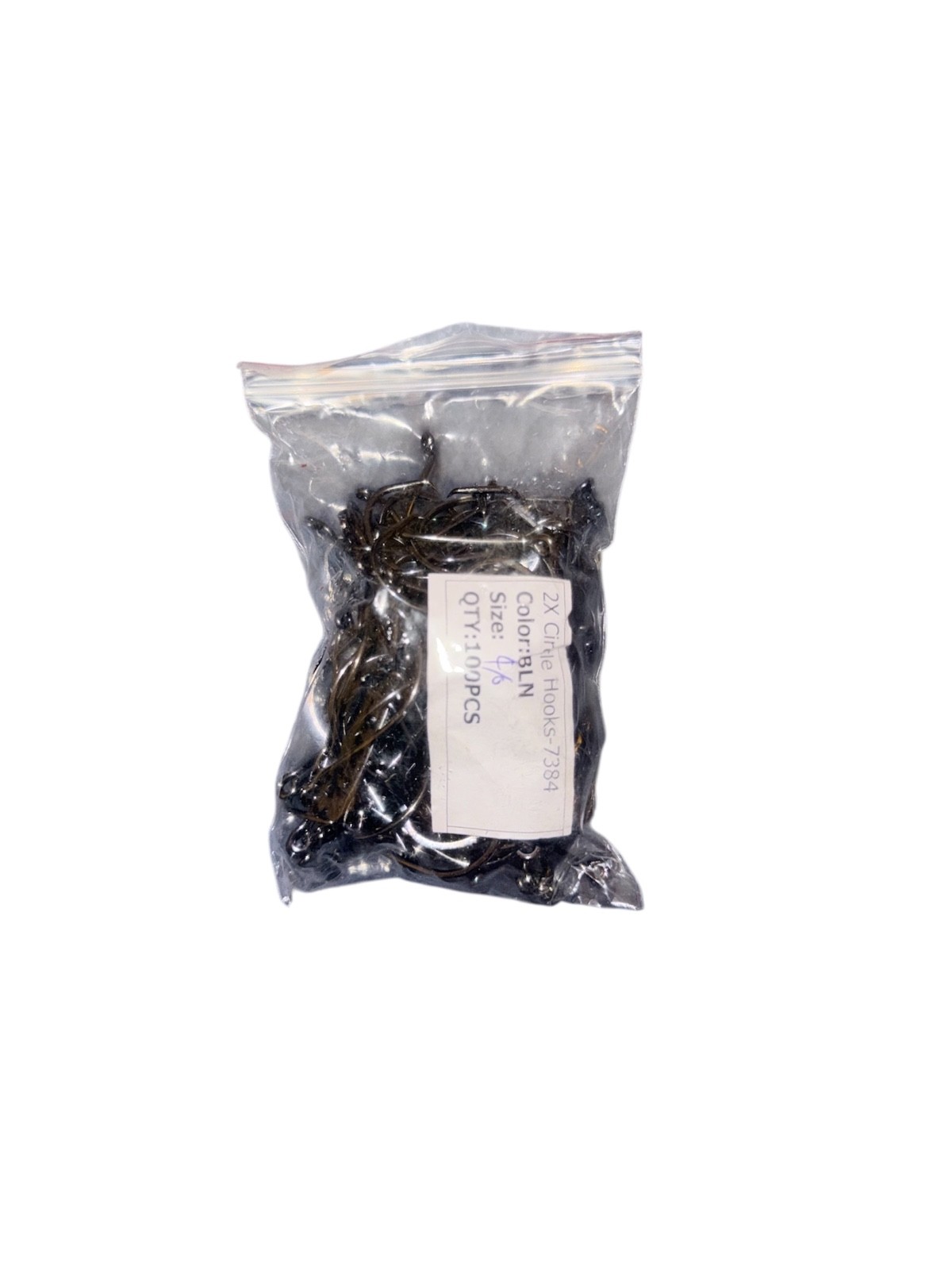 100 2X Offset Circle Fish Fishing Hooks size 4/0 - 100 hooks 7384