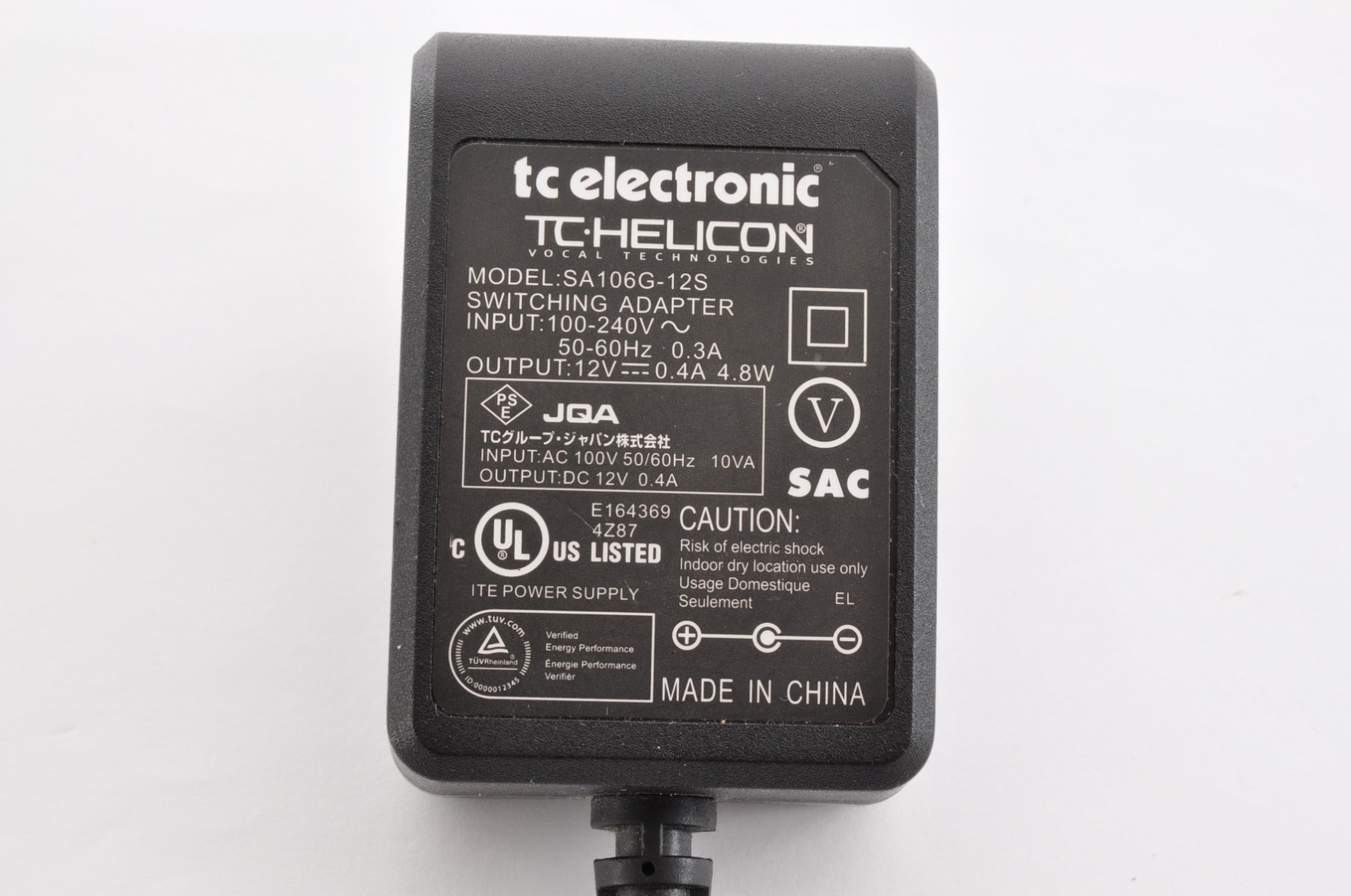 TC HELICON VoiceLive Play GTX Vocal Effect Processor 12326446 With AC Adapter