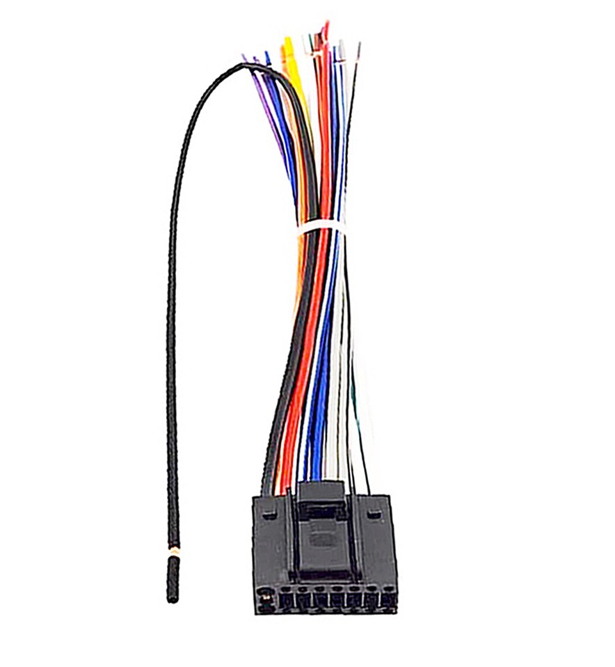 Wire Harness Plug Replacement for Kenwood DDX-393 DDX393 Car Stereo Radio 16-pin