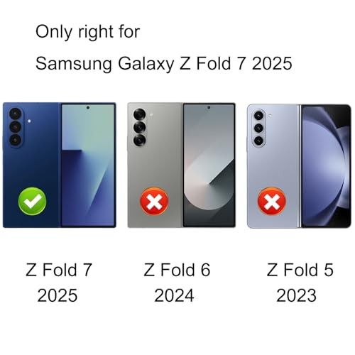 3 Pack Privacy Front Matte Screen Protector For Samsung Galaxy Z Fold 7 / Z
