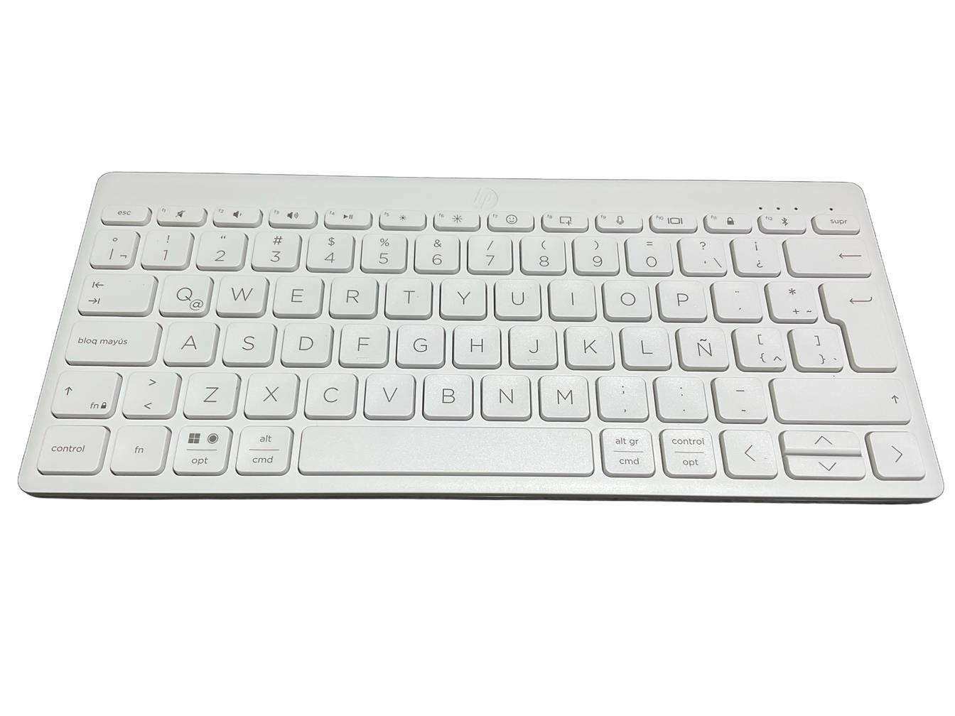 692T0AA#ABA NEW HP 350 Compact Multi-Device Bluetooth WHITE SPANISH Keyboard