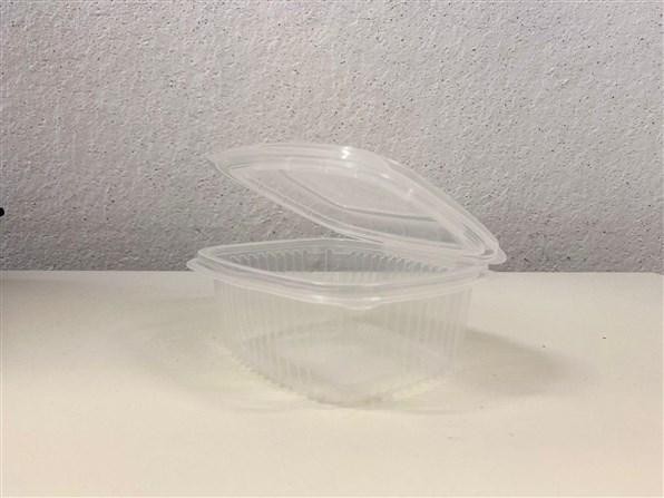 STOCK 50PCS.., CLEAR PP FOOD TRAY 500CC FOR HOT USE. COPER