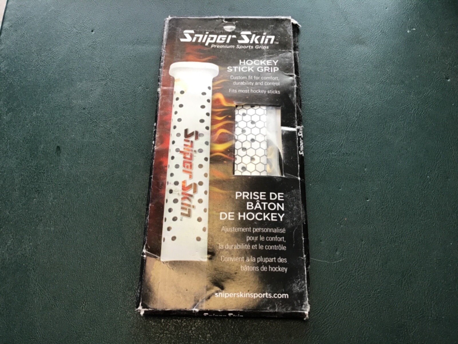 sniper skin premium sports grips snow trax white