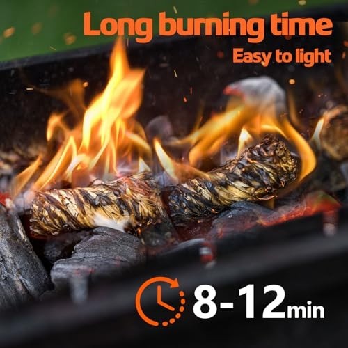 1296PCS Fire Starters for Campfires, BBQ, Camping, Quick Light, Waterproof Charc