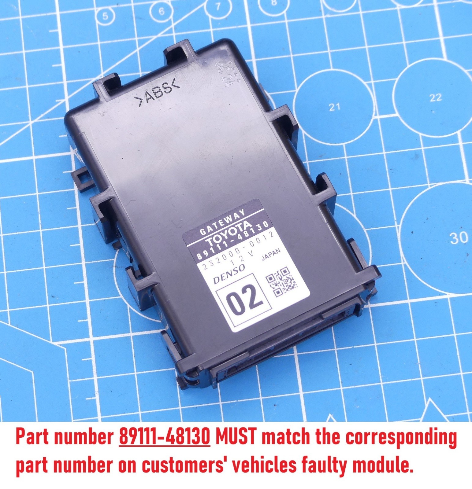 10/15-08/22 Lexus RX350 RX450h Network Gateway Control Unit GENUINE 89111-48130