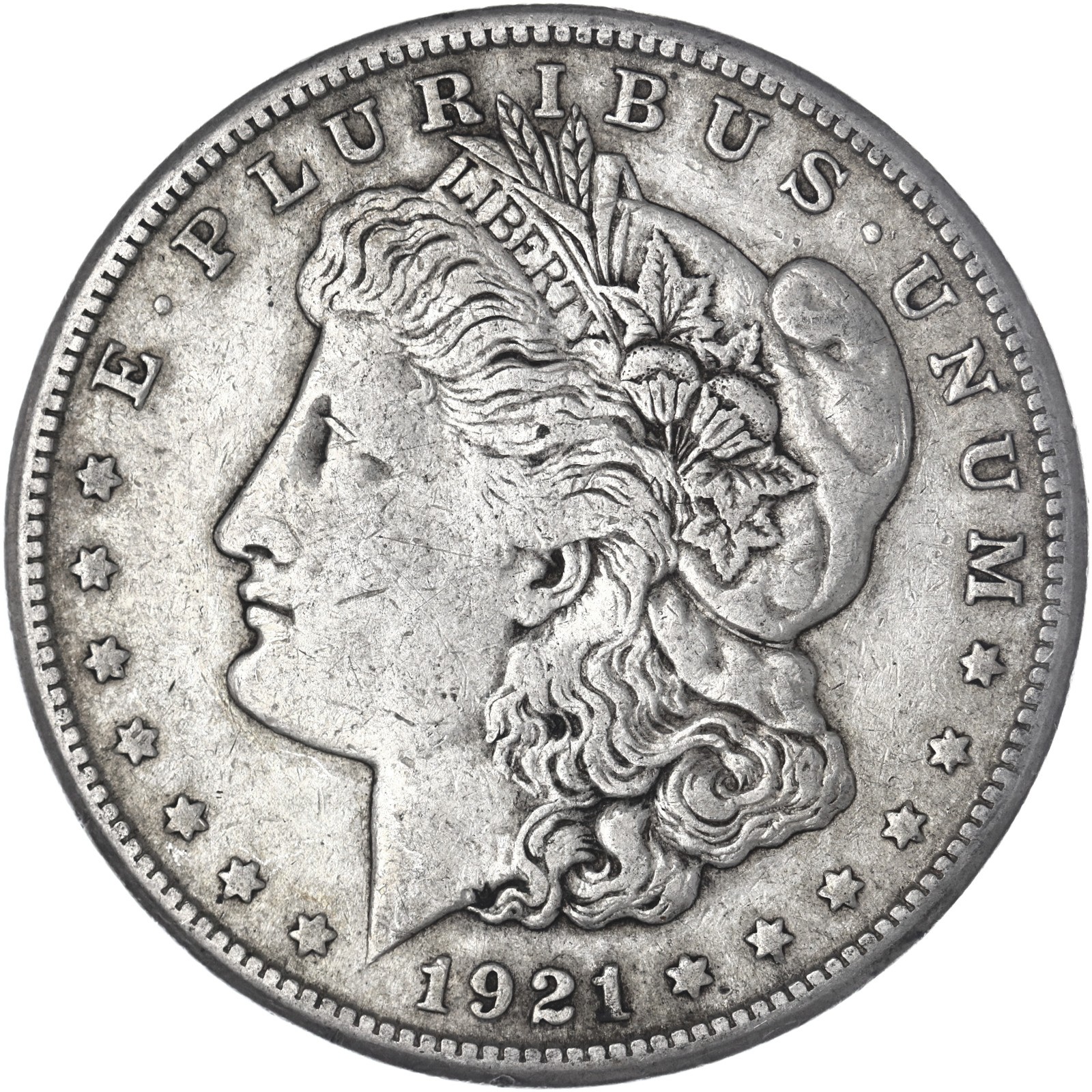 1921 S Morgan Silver Dollar Very Fine VF See Pics A981