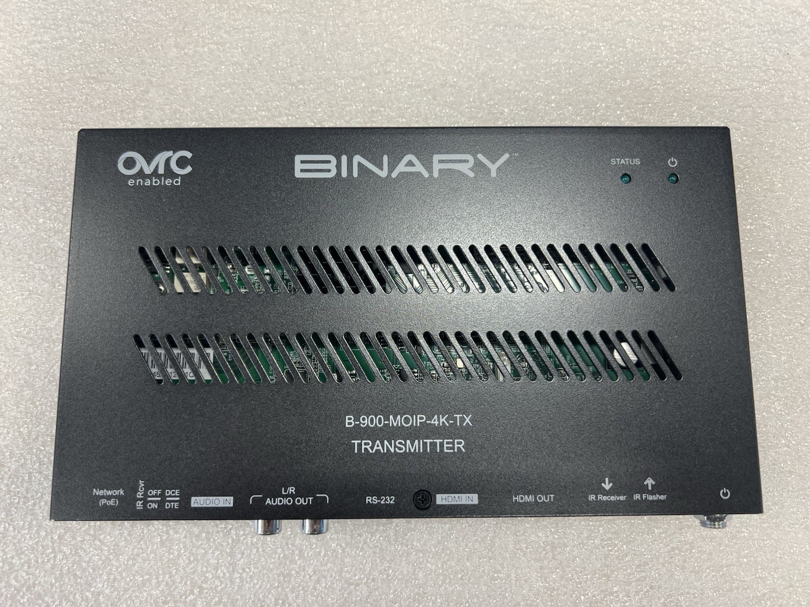 Binary B-900-MOIP-4K-TX 4K AV Over IP HDMI Transmitter RS-232 Network PoE