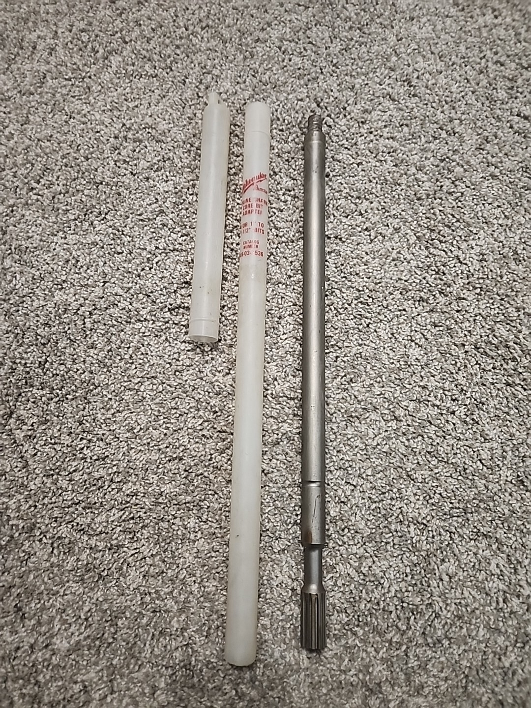Milwaukee 48-03-3536 Spline Shank Core Bit Adapter 18 in.