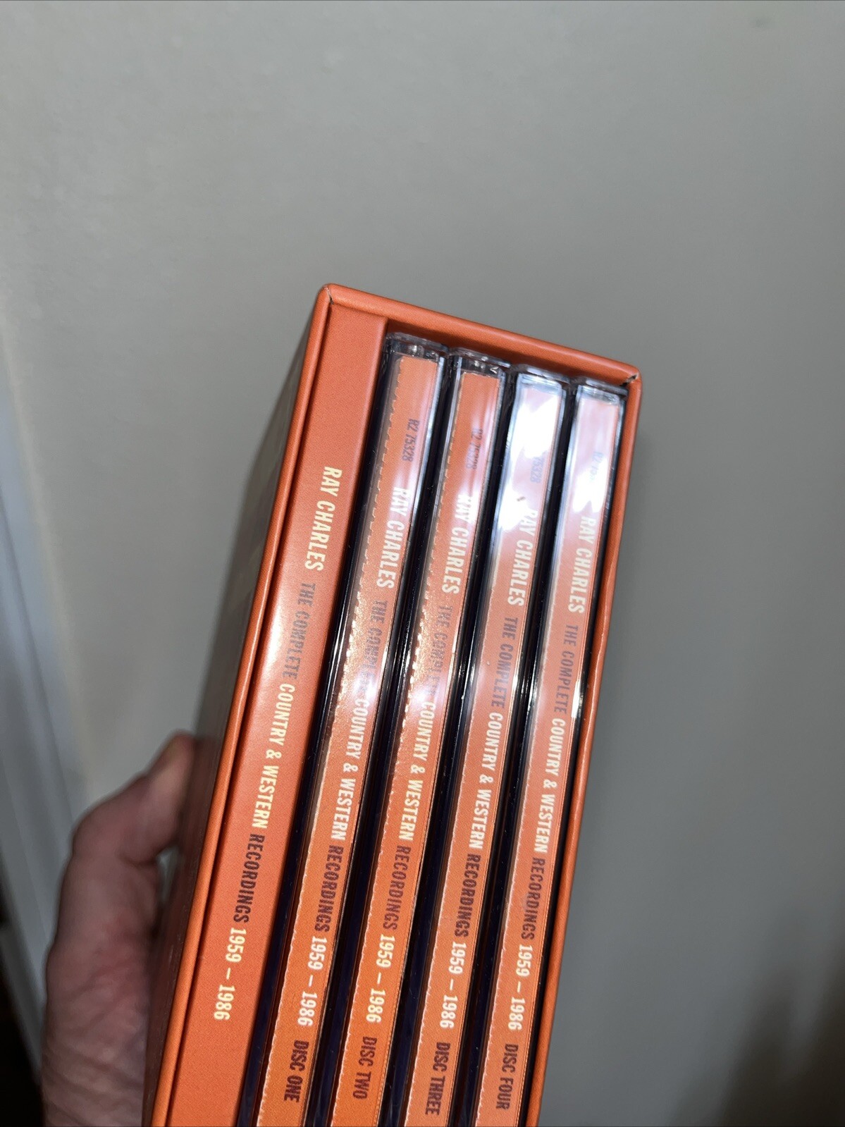 Ray Charles Complete Country Western Cd Box Set 4 Cd Book