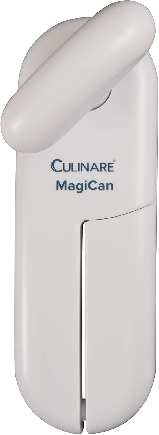 MagiCan Manual Can Opener - Heavy Duty Kitchen 5.5 x 9 x 23.8 cm, White