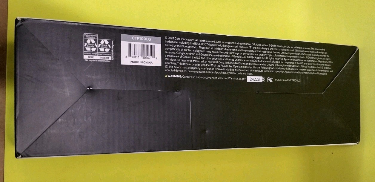 Professional Wireless Thermal Bluetooth Printer Core Innovation New & Sealed